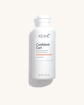 Keune Confident Curl Shampoo product pack shot on Bijou cream background