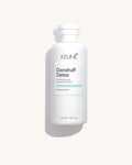 Keune Dandruff Detox Shampoo product pack shot on Bijou cream background