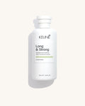 Keune Long & Strong Conditioner product pack shot on Bijou cream background