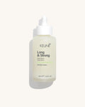 Keune Long & Strong Serum product pack shot on Bijou cream background