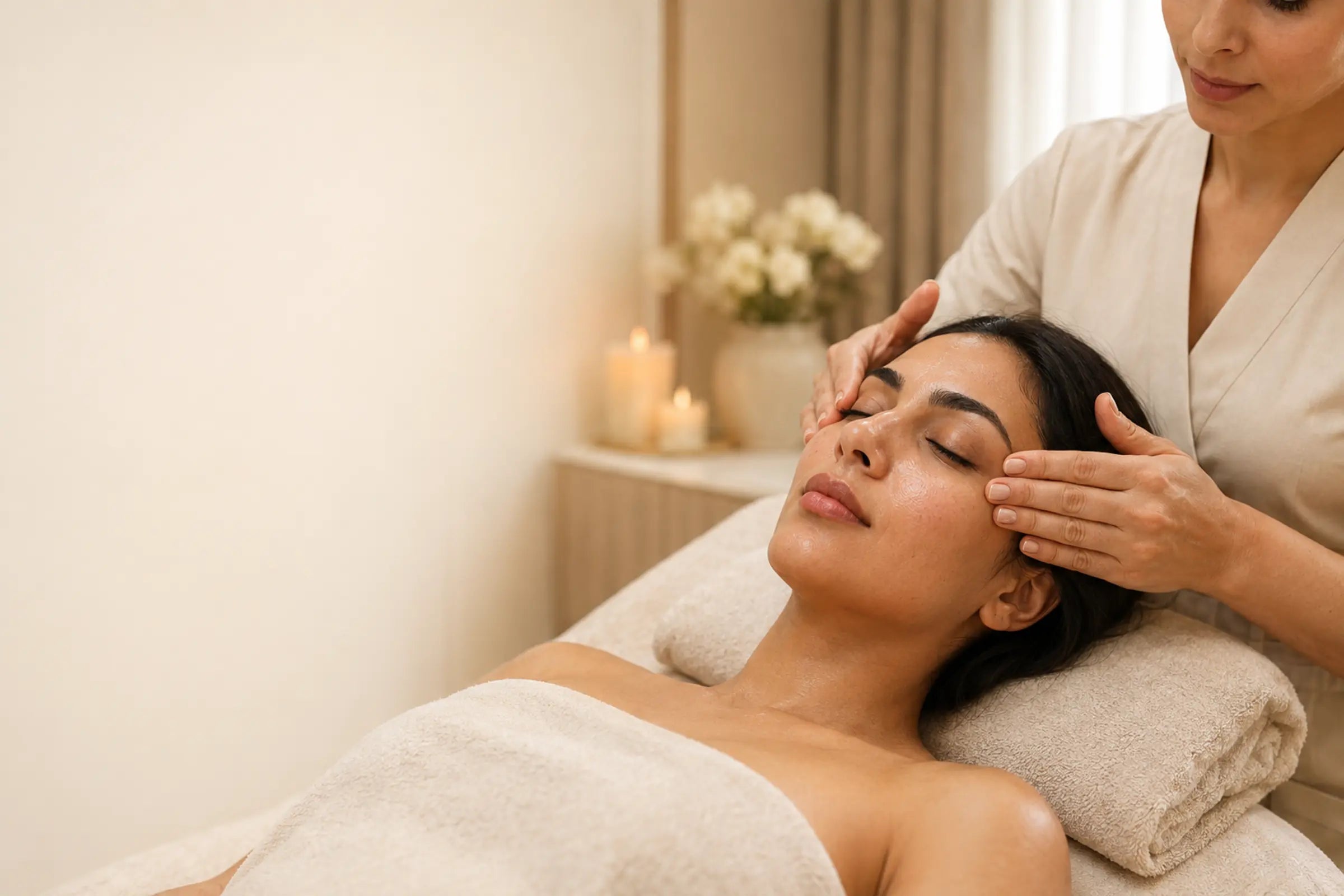 Massage & Gommage home beauty service